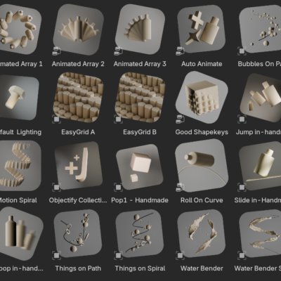The Lazy Motion Library for Blender