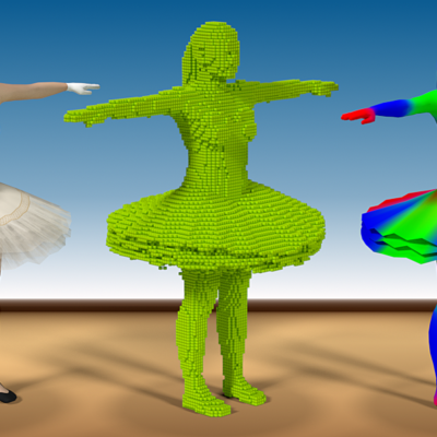 Voxel Heat Diffuse Skinning for Blender