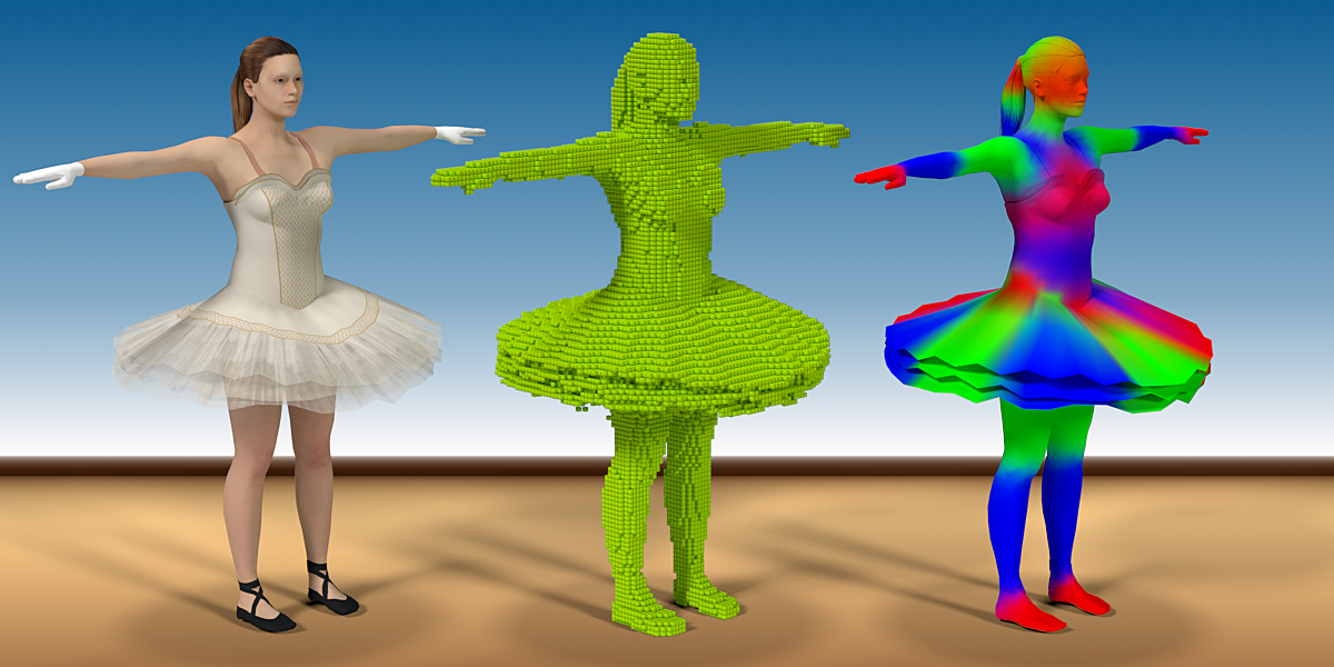Voxel Heat Diffuse Skinning for Blender Voxel Heat Diffuse Skinning for Blender