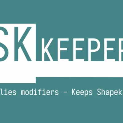 shapekey keeper for Blender