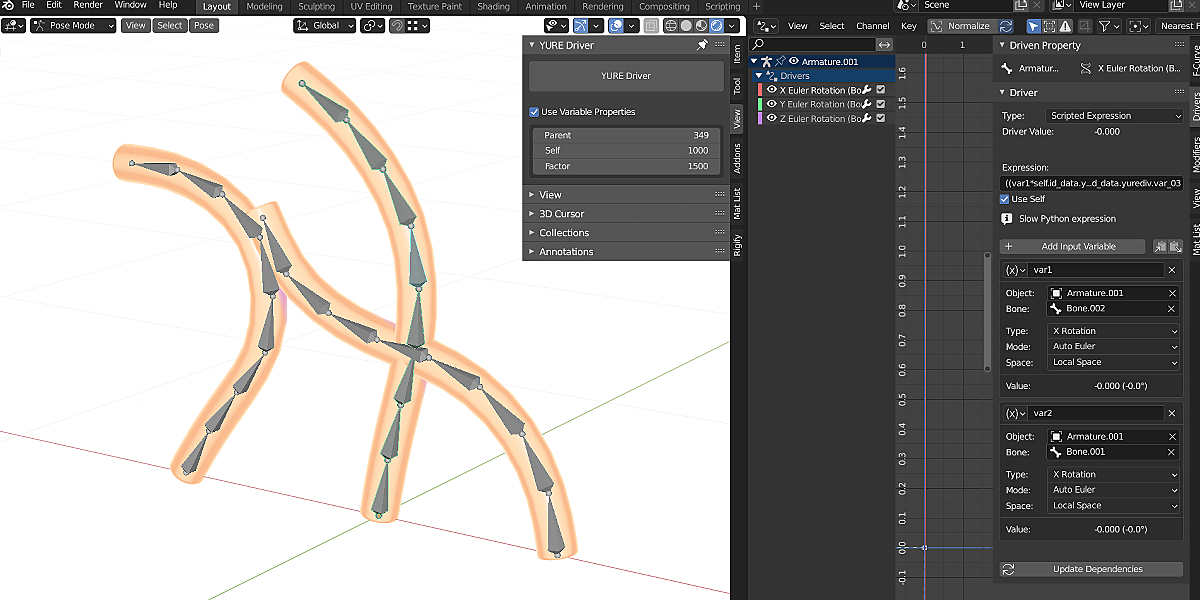 yure driver for Blender yure driver for Blender