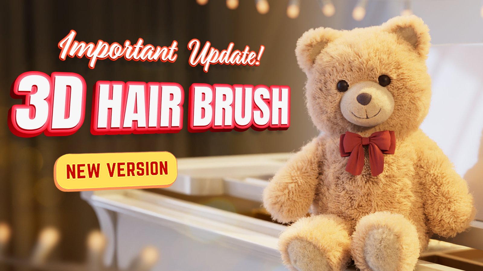 3D Hair Brush v4.7.1 3D Hair Brush for Blender