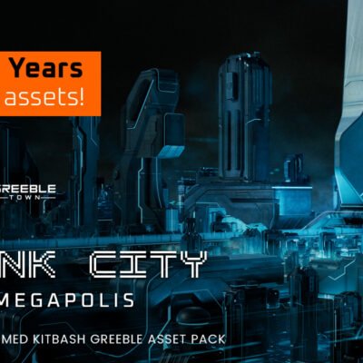 Arclink City Data Megapolis Kitbash Buildings