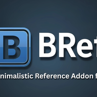 BRef for Blender