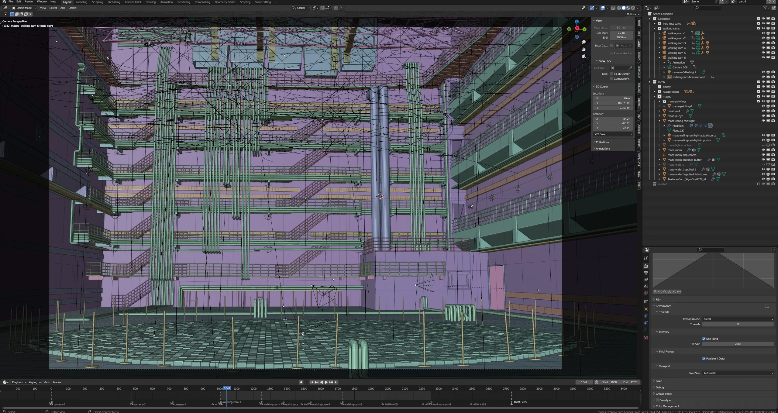Blender 3D Detailed Backrooms Liminal Space Map Blender 3D Detailed Backrooms Liminal Space Map