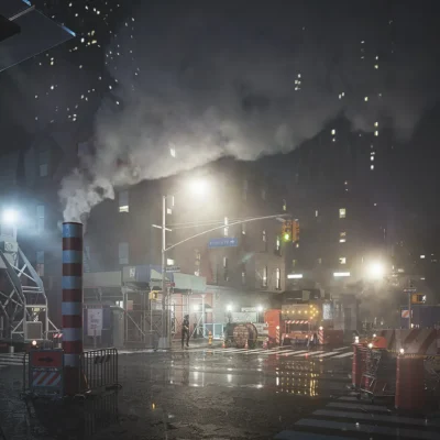 City Streets 3D Kitbash Model