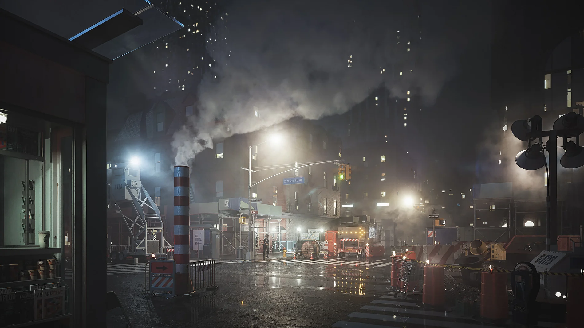 City Streets 3D Kitbash Model