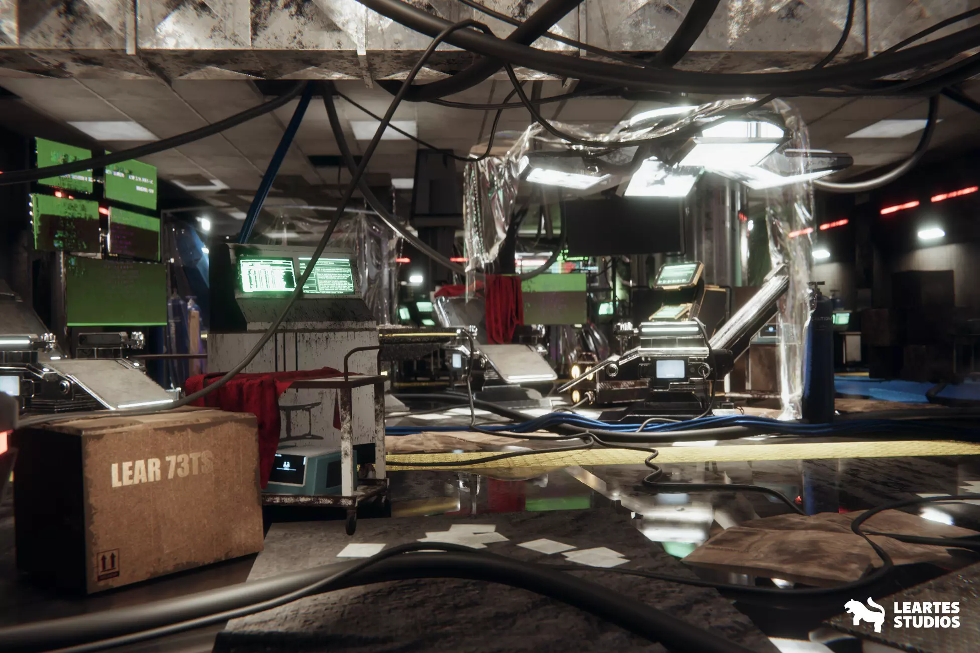 CyberPunk Laboratory ULAT Research Center Interior Kitbash CyberPunk Laboratory ULAT Research Center Interior Kitbash