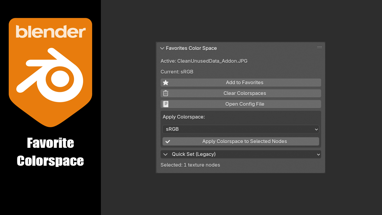 Favorite Colorspace for Blender Favorite Colorspace for Blender