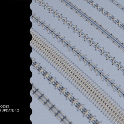 Geometry Nodes Stiches Animation