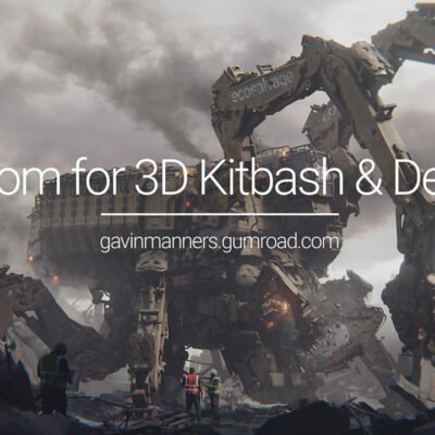 Gumroad Vizcom for 3D Kitbash Design