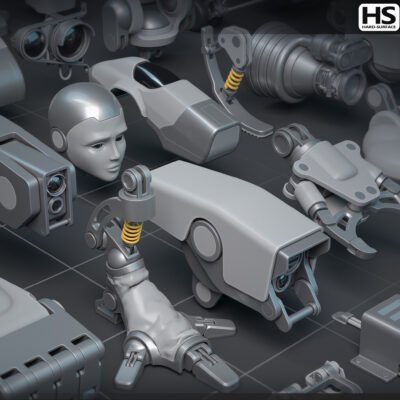 Hard Surface Kitbash Collection