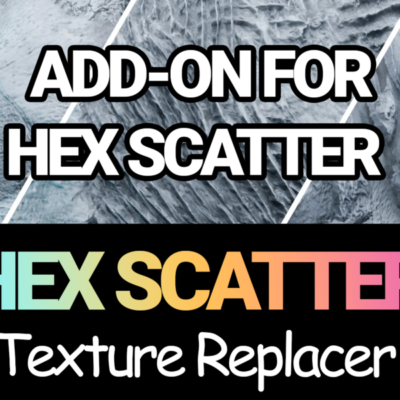 Hex Scatter Textures Replacer for Blender