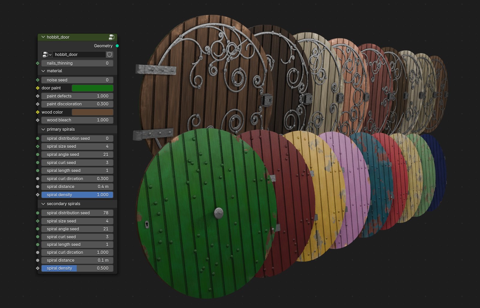 Hobbit Door Generator Hobbit Door Generator for Blender