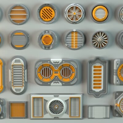 Industrial Kitbash 1-30 Pieces