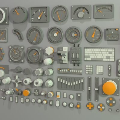 Industrial Kitbash 2-105 pieces
