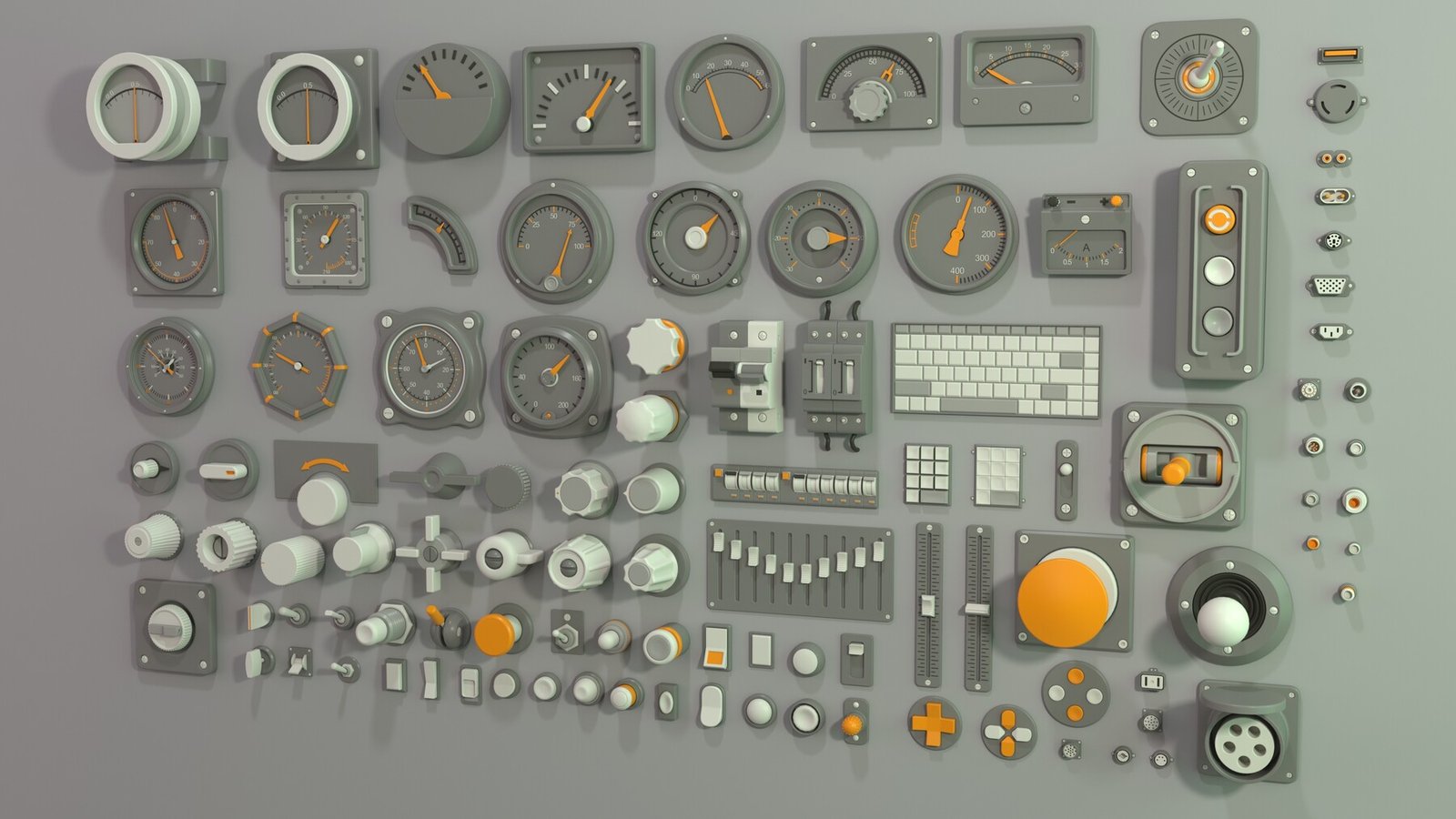 Industrial Kitbash 2-105 pieces Industrial Kitbash 2-105 pieces