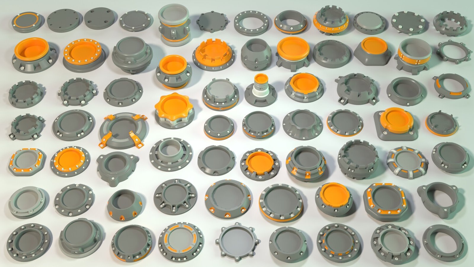 Industrial Kitbash 3 -70 pieces Industrial Kitbash 3 -70 pieces