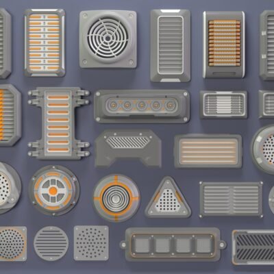 Industrial Kitbash 6-35 pieces