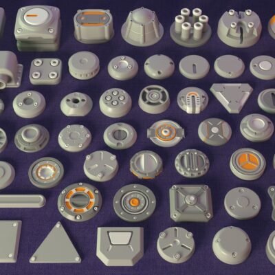 Industrial Kitbash 7-65 pieces