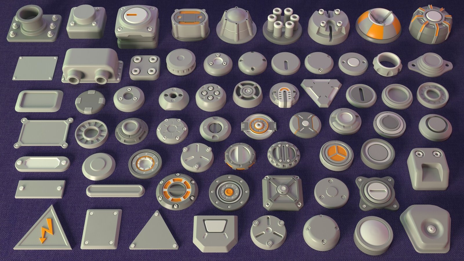 Industrial Kitbash 7-65 pieces Industrial Kitbash 7-65 pieces