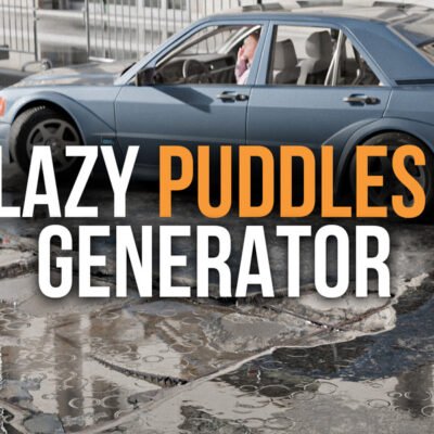 Lazy Puddles Generator for Blender