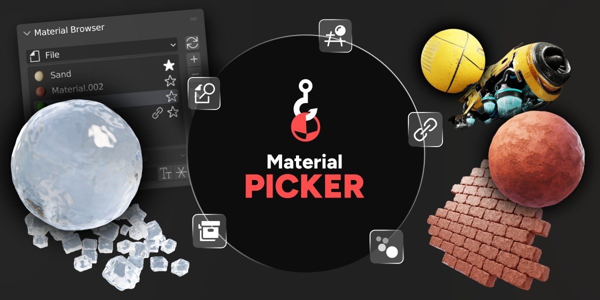MaterialPicker for Blender MaterialPicker for Blender