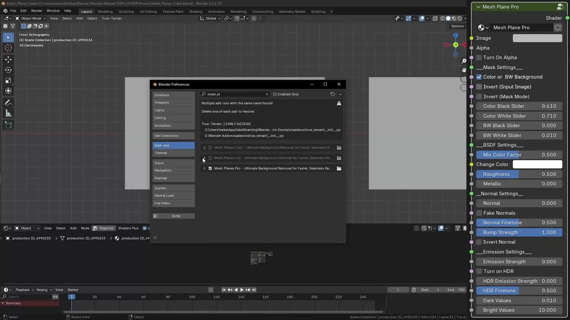 Mesh Planes Pro for Blender Mesh Planes Pro for Blender