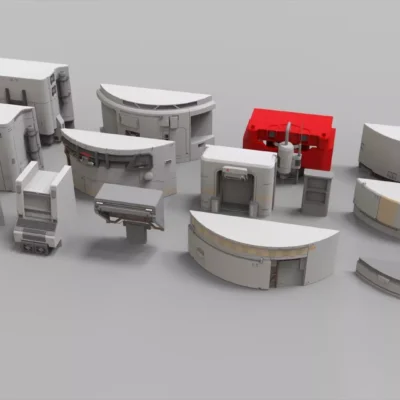 Sci-Fi Architecture Kitbash 38