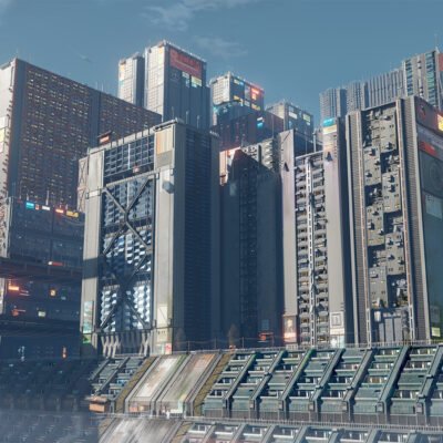 Sci-Fi Cityscape Kitbash Residential
