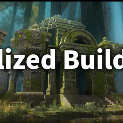 Stylized Building Library Vol.1 Kitbash Assets