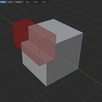 bool tool for Blender