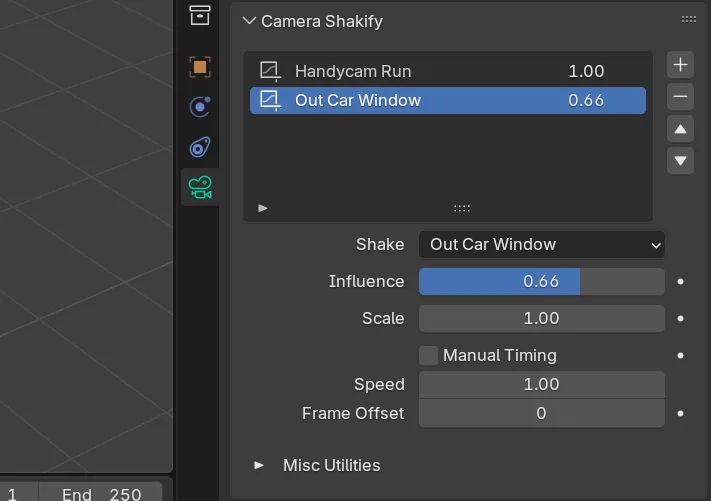camera shakify for Blender camera shakify for Blender