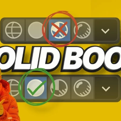 solid boot for Blender