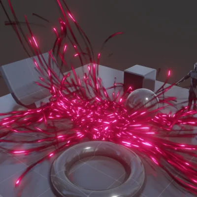 Particle Simulation Modifier for Blender