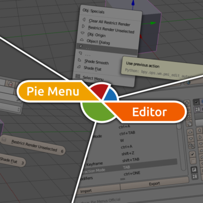 Pie Menu Editor for Blender