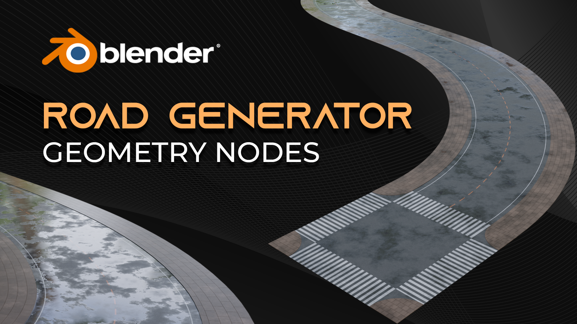 Procedural RoadGenerator for Blender Procedural RoadGenerator for Blender