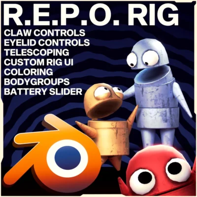 R.E.P.O SemiBot Rig for Blender