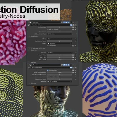 Reaction Diffusion for Blender