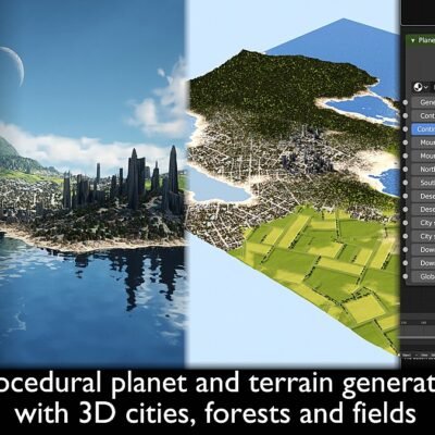 SHC Procedural planet and terrain tool