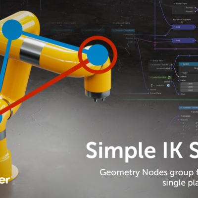 Simple IK Solver Node Group for Blender