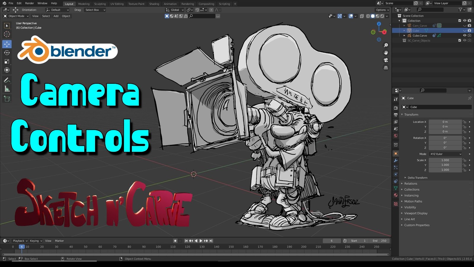 SketchN Camera Controls v4.3 SketchN Camera Controls for Blender