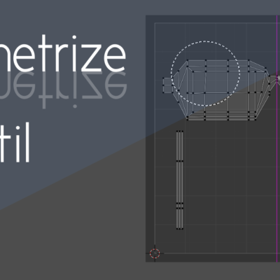 Symmetrize UV Util for Blender