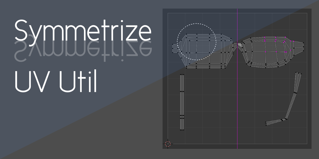 Symmetrize UV Util for Blender Symmetrize UV Util for Blender
