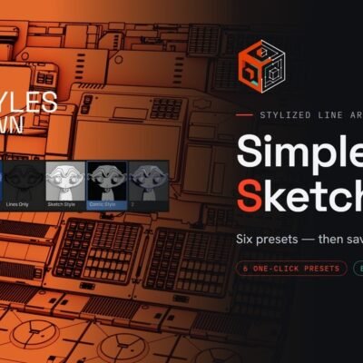 simple sketch pro for Blender