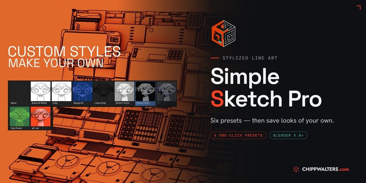 simple sketch pro for Blender simple sketch pro for Blender
