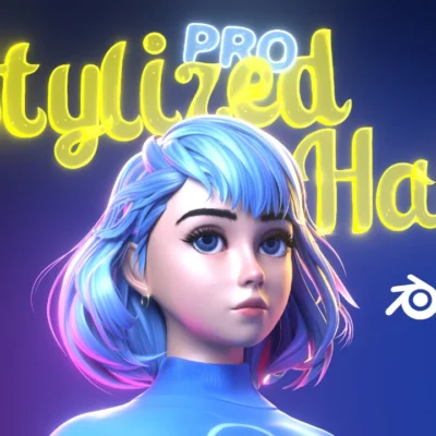 stylized hair pro for Blender