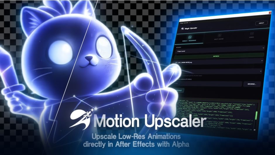 MotionUpscaler for After Effects MotionUpscaler for After Effects
