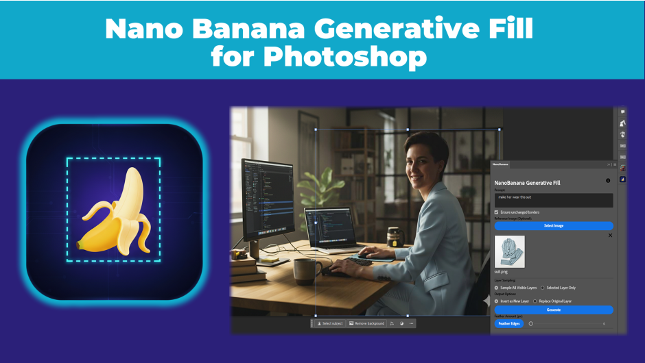 Nano Banana Generative Fill for Photoshop Nano Banana Generative Fill for Photoshop